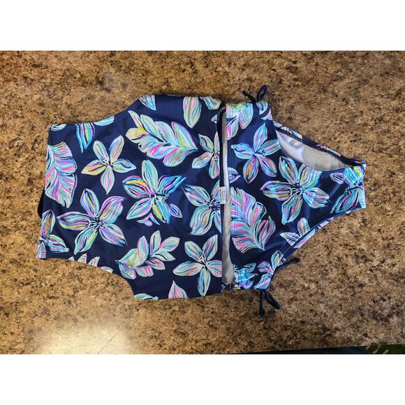 Kanu Surf Big Girls' Daisy Beach Sport Halter, Blue, Size Little Kid 12 - Picture 1 of 4